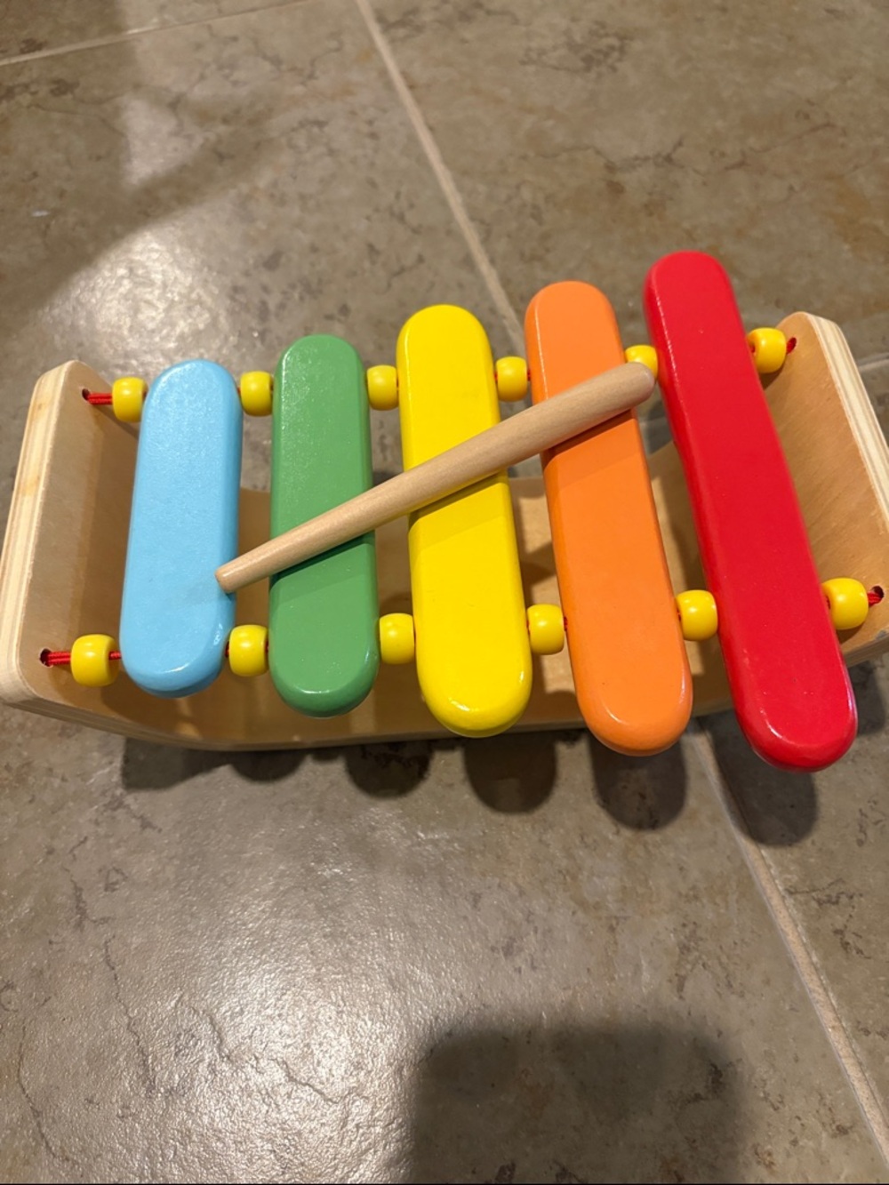 Colorful Wooden Xylophone Toy - Multicolor Kids Musical Instrument